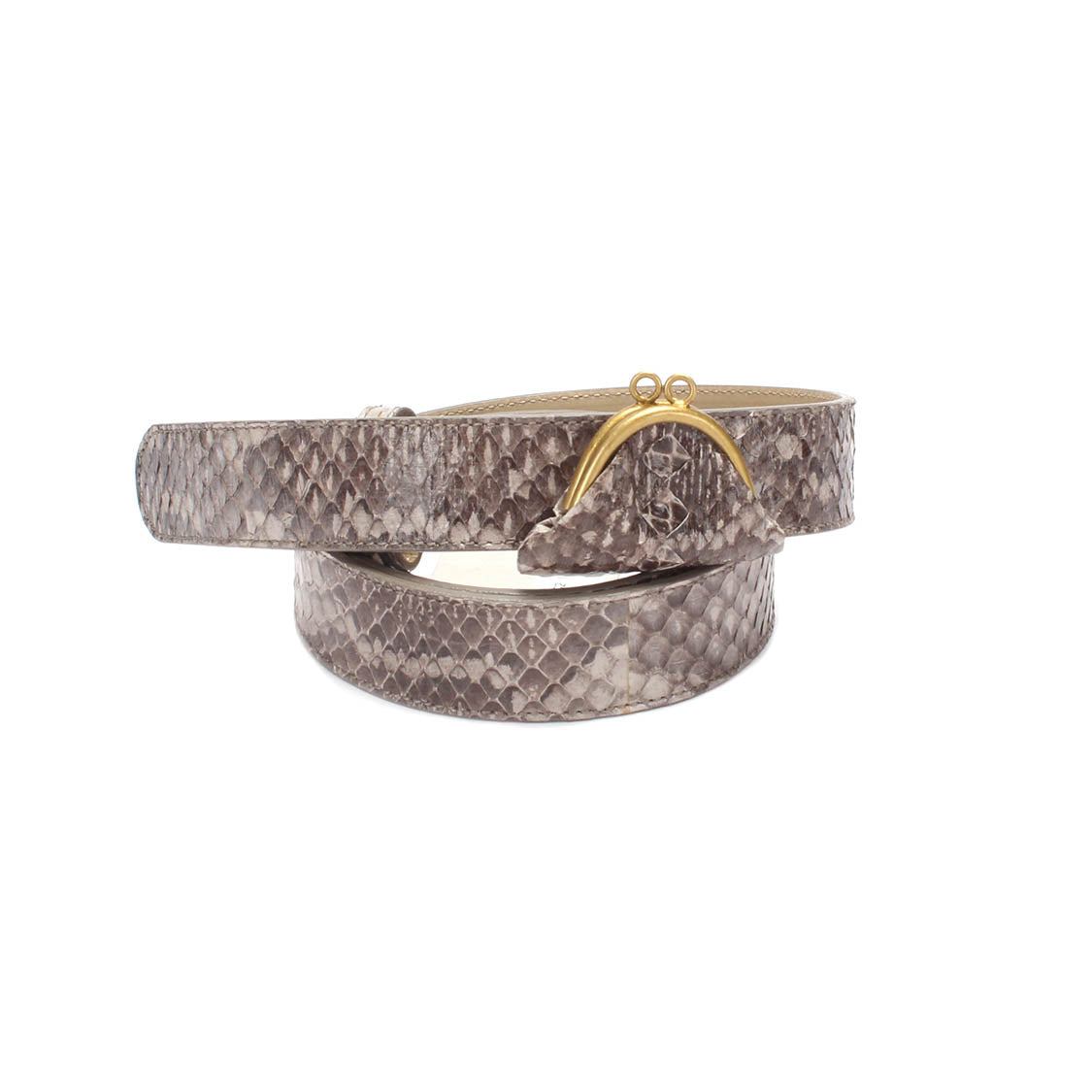 Bottega Veneta Bottega Veneta Snakeskin Belt